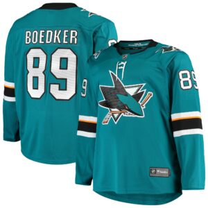 Men's San Jose Sharks Mikkel Boedker Fanatics Branded Teal Breakaway Home Player Jersey