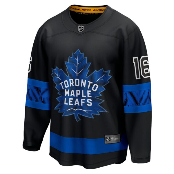 Men’s Toronto Maple Leafs Mitchell Marner Fanatics Branded Black Alternate Premier Breakaway Reversible Player Jersey