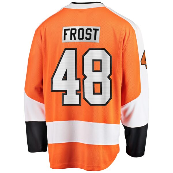 Men’s Philadelphia Flyers Morgan Frost Fanatics Branded Orange Breakaway Player Jersey