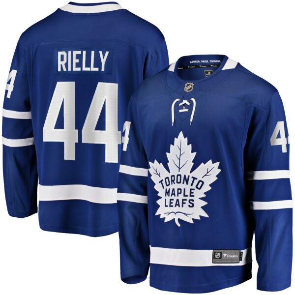 Men’s Toronto Maple Leafs Morgan Rielly Fanatics Branded Blue Home Breakaway Player Jersey