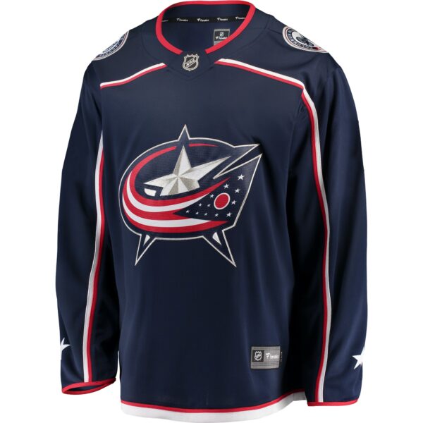 Men’s Columbus Blue Jackets Fanatics Branded Navy Breakaway Home Jersey