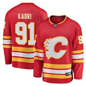 Men's Calgary Flames Nazem Kadri Fanatics Branded Red Home Breakaway Player Jersey