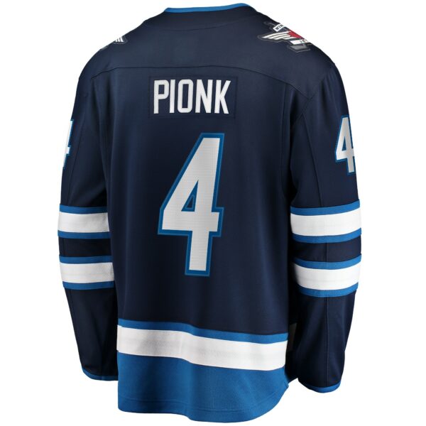 Men’s Winnipeg Jets Neal Pionk Fanatics Branded Navy Home Breakaway Player Jersey