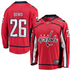 Men's Washington Capitals Nic Dowd Fanatics Branded Red Home Breakaway Player Jersey