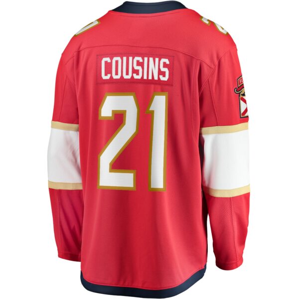 Men’s Florida Panthers Nick Cousins Fanatics Branded Red Home Breakaway Player Jersey