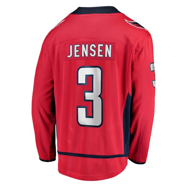 Men’s Washington Capitals Nick Jensen Fanatics Branded Red Replica Player Jersey