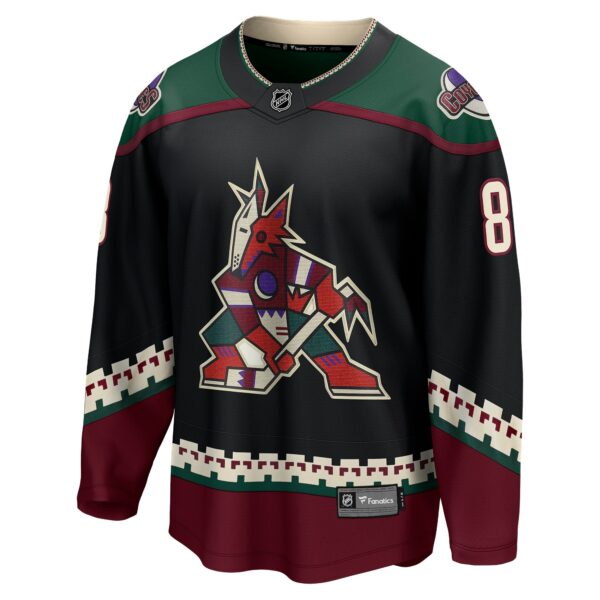 Men’s Arizona Coyotes Nick Schmaltz Fanatics Branded Black Home Breakaway Player Jersey