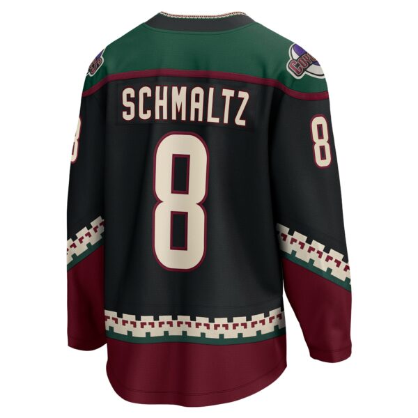 Men’s Arizona Coyotes Nick Schmaltz Fanatics Branded Black Home Breakaway Player Jersey