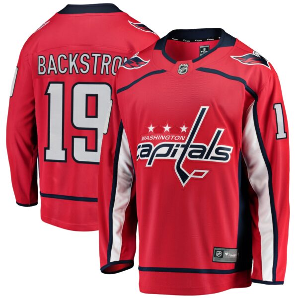 Men’s Washington Capitals Nicklas Backstrom Fanatics Branded Red Breakaway Player Jersey