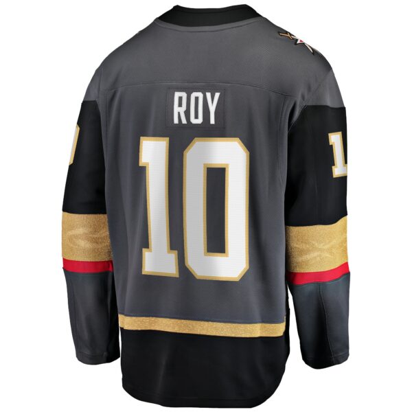 Men’s Vegas Golden Knights Nicolas Roy Fanatics Branded Gray Home Breakaway Player Jersey