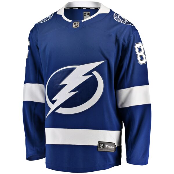 Men’s Tampa Bay Lightning Nikita Kucherov Fanatics Branded Blue Home Breakaway Player Jersey