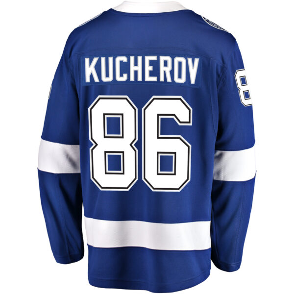 Men’s Tampa Bay Lightning Nikita Kucherov Fanatics Branded Blue Home Breakaway Player Jersey