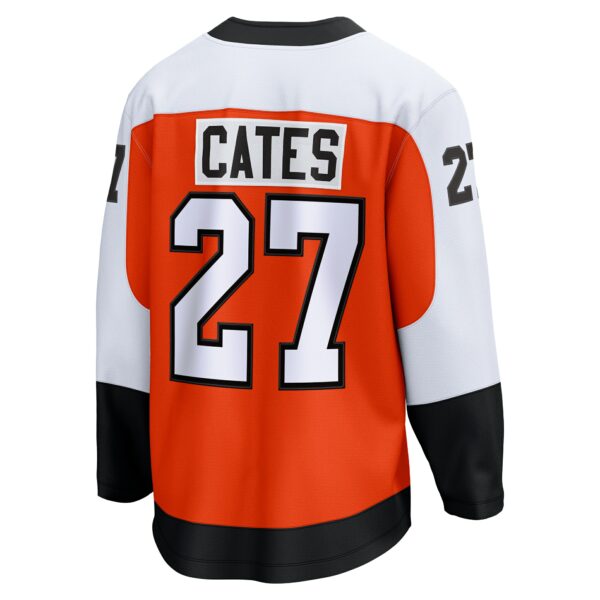 Men’s Philadelphia Flyers Noah Cates Fanatics Branded Orange Home Breakaway Jersey