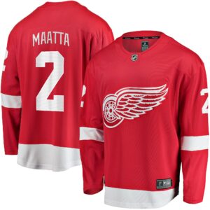 Men's Detroit Red Wings Olli Maatta Fanatics Branded Red Home Breakaway Player Jersey