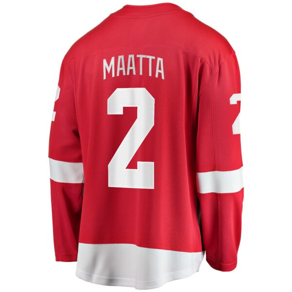 Men’s Detroit Red Wings Olli Maatta Fanatics Branded Red Home Breakaway Player Jersey