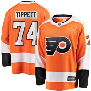 Men's Philadelphia Flyers Owen Tippett Fanatics Branded Orange Home Breakaway Player Jersey