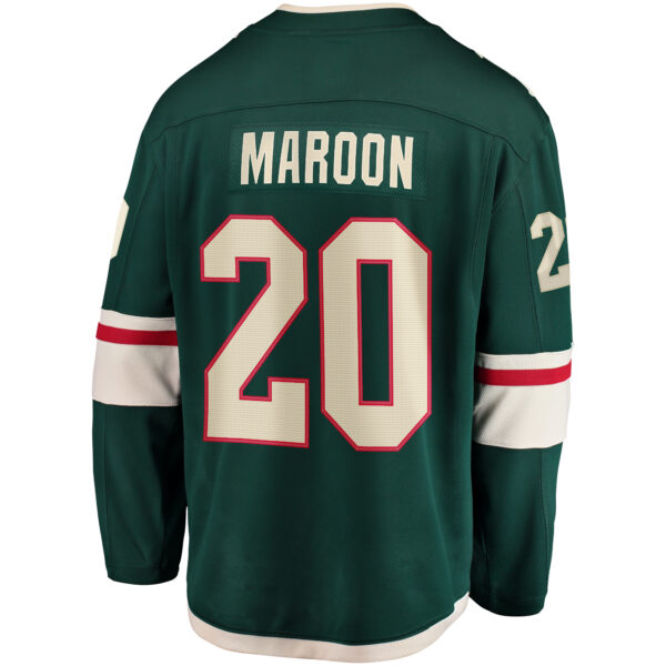 Men’s Minnesota Wild Pat Maroon Fanatics Branded Green Home Breakaway Jersey