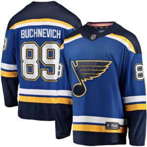 Men's St. Louis Blues Pavel Buchnevich Fanatics Branded Blue Home Breakaway Player Jersey