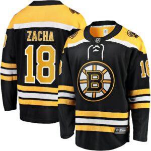 Men's Boston Bruins Pavel Zacha Fanatics Branded Black Home Breakaway Player Jersey