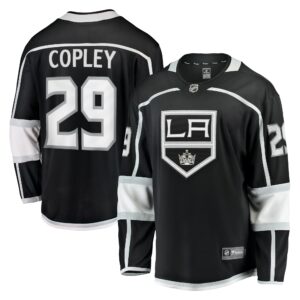 Men's Los Angeles Kings Pheonix Copley Fanatics Branded Black Home Breakaway Jersey