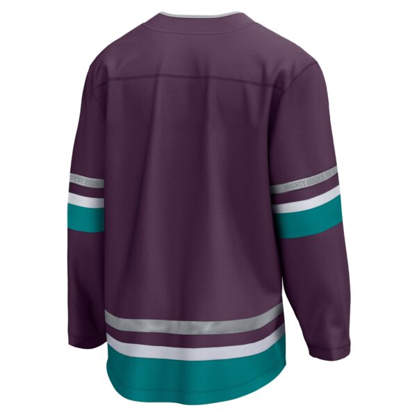 Men’s Anaheim Ducks  Fanatics Branded Purple 30th Anniversary Premier Breakaway Jersey