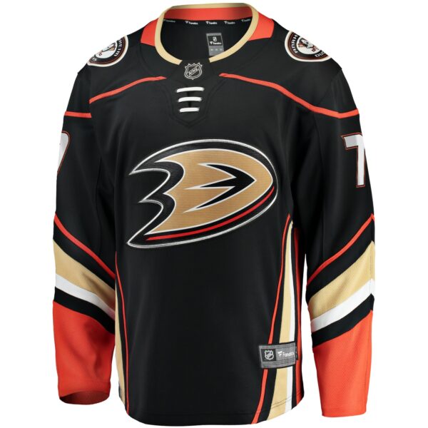 Men’s Anaheim Ducks Radko Gudas Fanatics Branded Black Home Breakaway Jersey