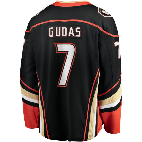 Men’s Anaheim Ducks Radko Gudas Fanatics Branded Black Home Breakaway Jersey