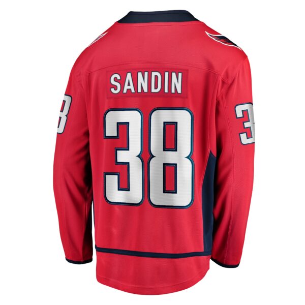 Men’s Washington Capitals Rasmus Sandin Fanatics Branded Red Home Breakaway Jersey