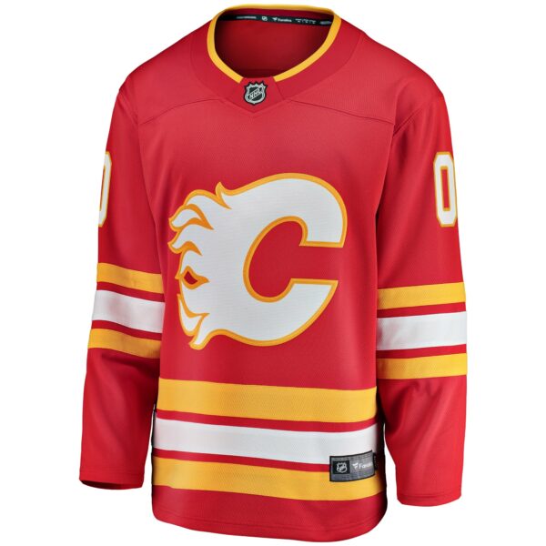 Men’s Calgary Flames Fanatics Branded Red Home Breakaway Custom Jersey