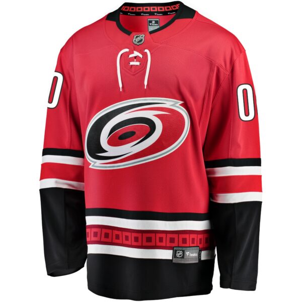 Men’s Carolina Hurricanes Fanatics Branded Red Alternate Breakaway Custom Jersey