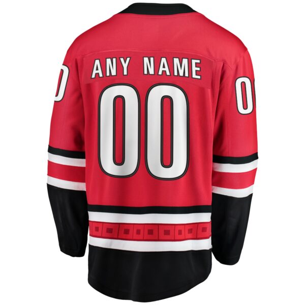 Men’s Carolina Hurricanes Fanatics Branded Red Alternate Breakaway Custom Jersey