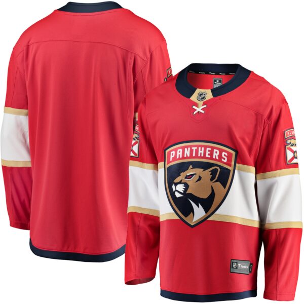 Men’s Florida Panthers Fanatics Branded Red Breakaway Home Jersey