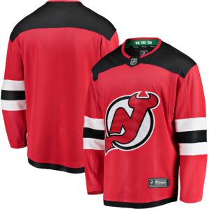 Men's New Jersey Devils Fanatics Branded Red Breakaway Home Jersey