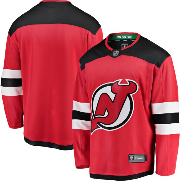 Men’s New Jersey Devils Fanatics Branded Red Breakaway Home Jersey