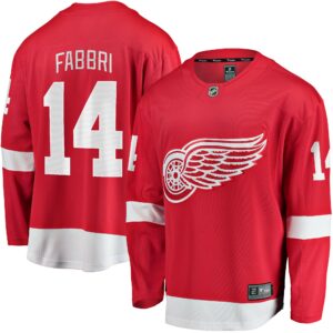 Men's Detroit Red Wings Robby Fabbri Fanatics Branded Red Home Breakaway Player Jersey