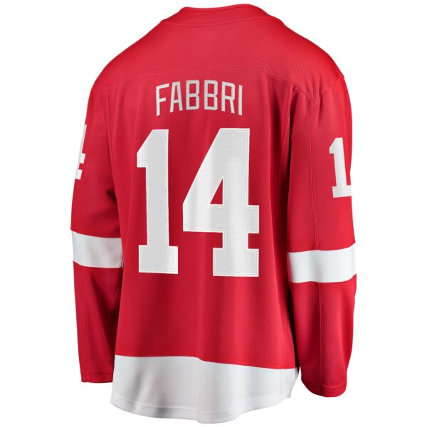 Men’s Detroit Red Wings Robby Fabbri Fanatics Branded Red Home Breakaway Player Jersey