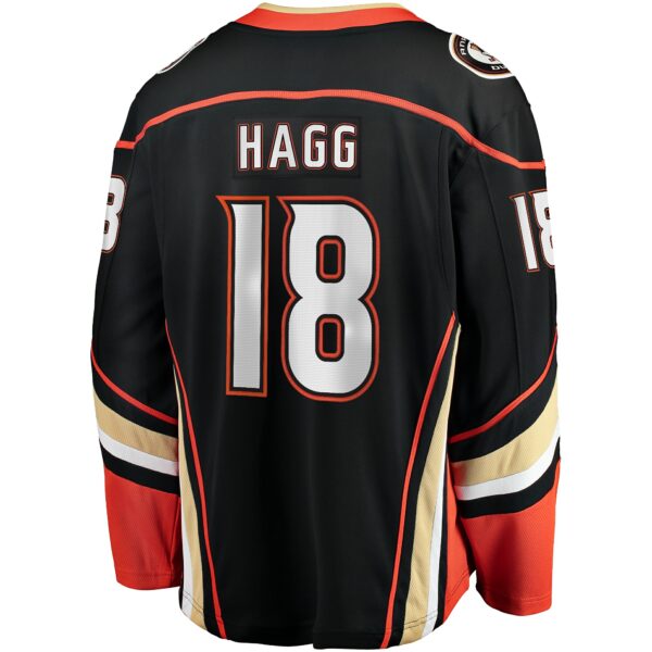 Men’s Anaheim Ducks Robert Hagg Fanatics Branded Black Home Breakaway Jersey