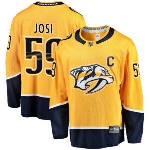 Men's Nashville Predators Roman Josi Fanatics Branded Gold Breakaway Player Jersey