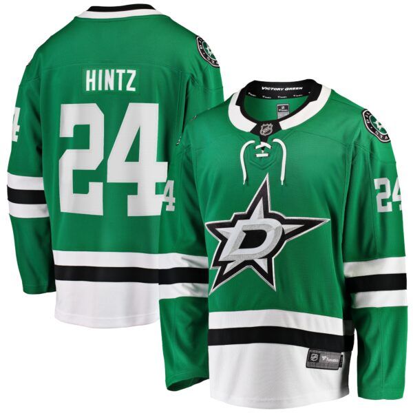 Men’s Dallas Stars Roope Hintz Fanatics Branded Kelly Green Home Breakaway Player Jersey