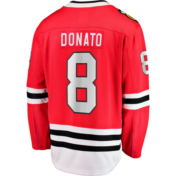 Men’s Chicago Blackhawks Ryan Donato Fanatics Branded Red Home Breakaway Jersey