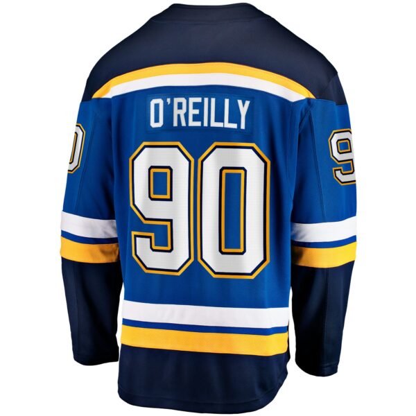 Men’s St. Louis Blues Ryan O’Reilly Fanatics Branded Blue Home Captain Premier Breakaway Player Jersey