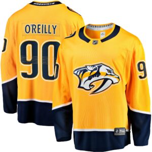 Men's Nashville Predators Ryan O'Reilly Fanatics Branded Gold Home Premier Breakaway Player Jersey