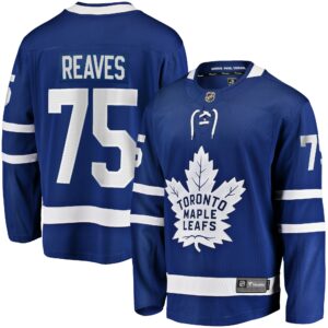 Men's Toronto Maple Leafs Ryan Reaves Fanatics Branded Blue Home Breakaway Jersey