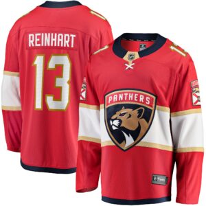 Men's Florida Panthers Sam Reinhart Fanatics Branded Red Breakaway Player Jersey