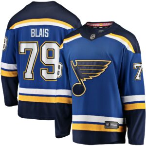 Men's St. Louis Blues Sammy Blais Fanatics Branded Blue Home Breakaway Jersey