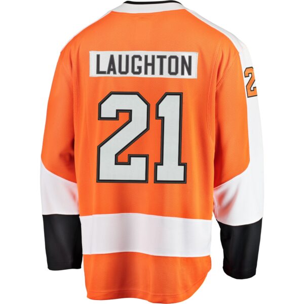 Men’s Philadelphia Flyers Scott Laughton Fanatics Branded Orange Breakaway Jersey