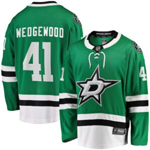 Men's Dallas Stars Scott Wedgewood Fanatics Branded Kelly Green Home Breakaway Player Jersey