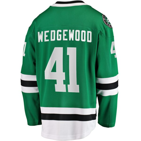 Men’s Dallas Stars Scott Wedgewood Fanatics Branded Kelly Green Home Breakaway Player Jersey