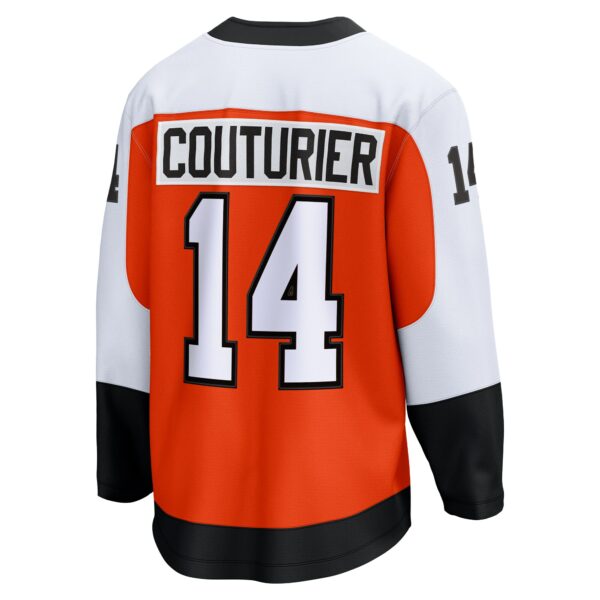 Men’s Philadelphia Flyers Sean Couturier Fanatics Branded Orange Home Breakaway Jersey