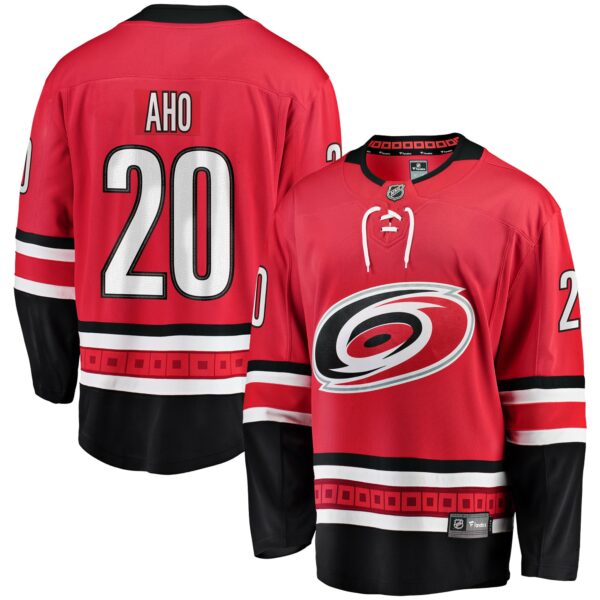 Men’s Carolina Hurricanes Sebastian Aho Fanatics Branded Red Alternate Breakaway Player Jersey